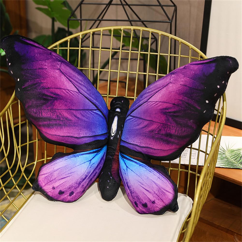 Amazon.com: QUSLIMY Colorful 3D Butterfly Pillow Decorative